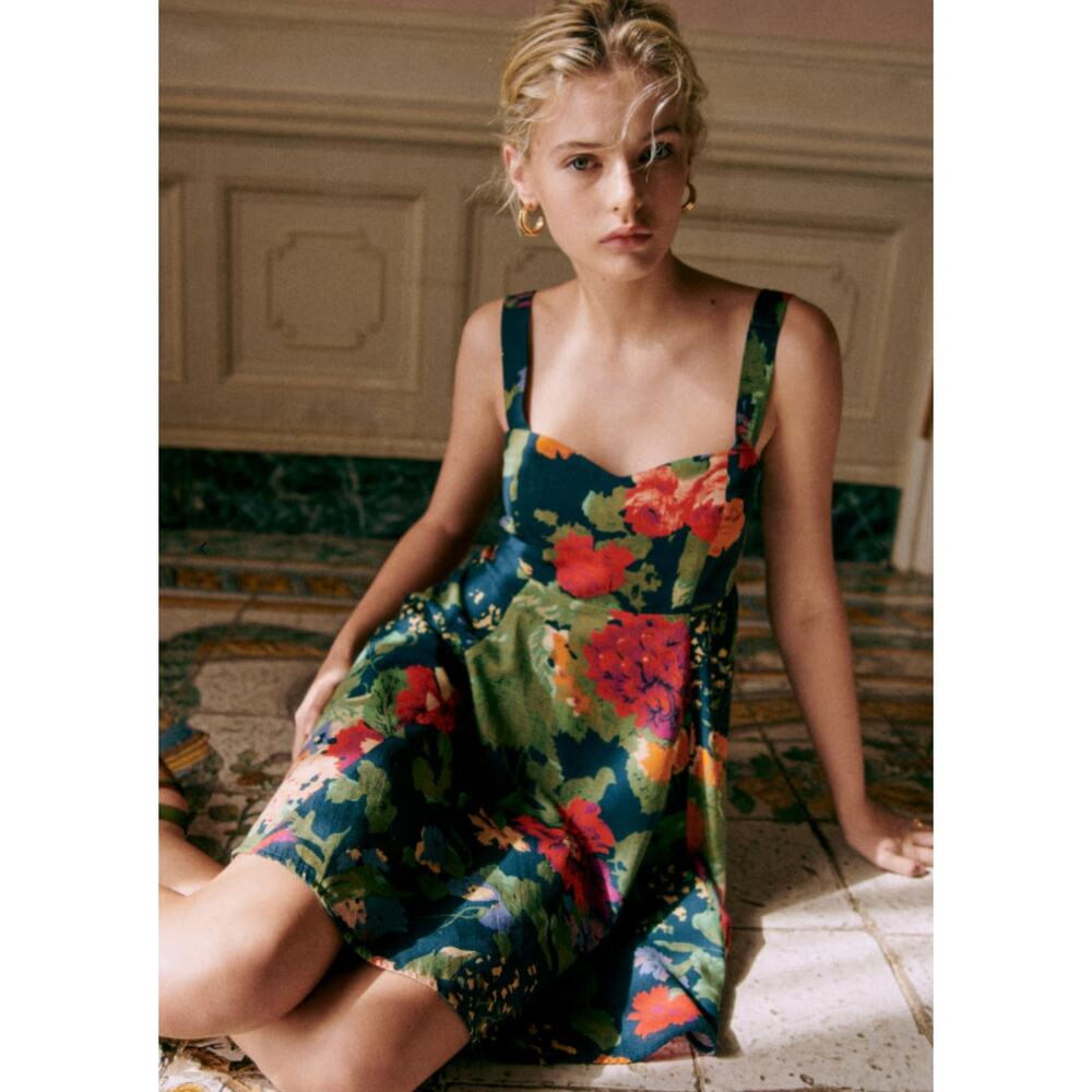 Sezane Salie Dress Trianon Print - Picture 2 of 10